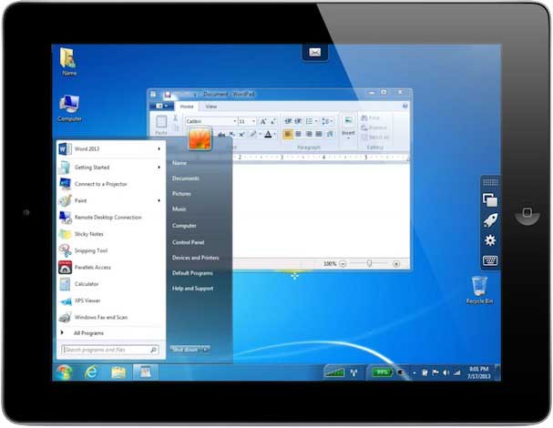 windows su iphone