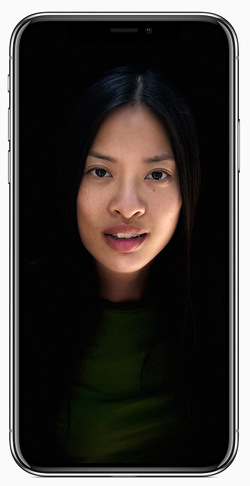 iPhone X effetto luce