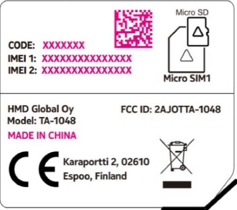 Nokia 4 certificato FCC