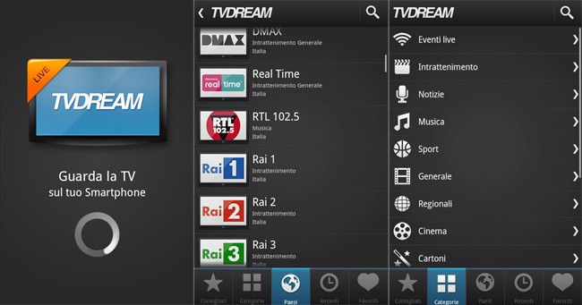 app per vedere tvdream