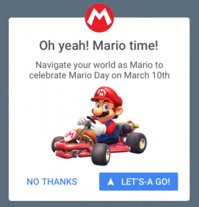 Mario Google Maps