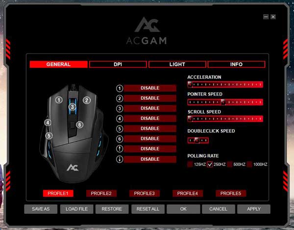 mouse gaming acgam