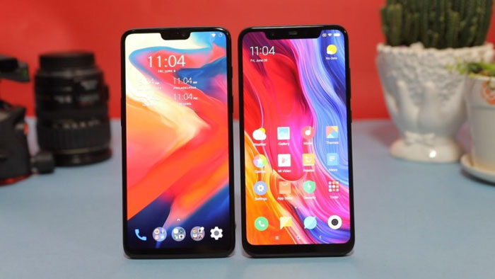 oneplus 6 vs xiaomi mi 8