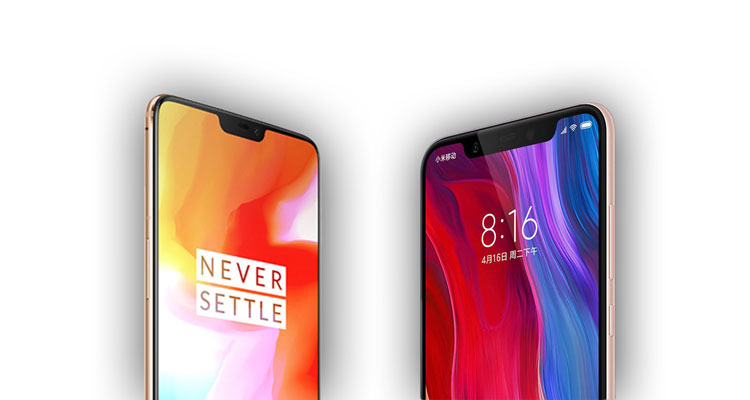 oneplus 6 vs xiaomi mi 8