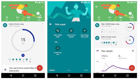 app fitness google