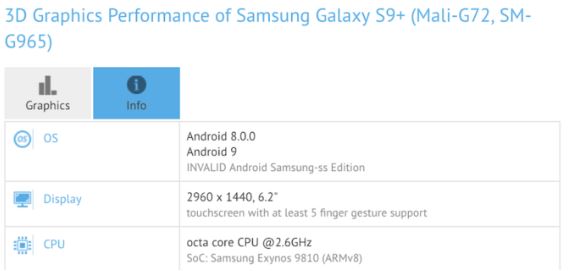 samsung galaxy s9 plus