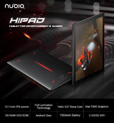 nubia hipad