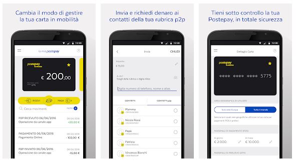app per pagare postepay