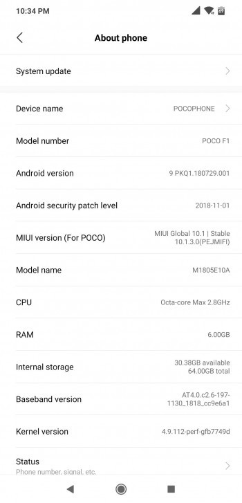 Xiaomi Poco F1