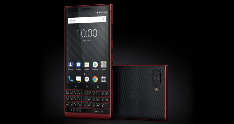 blackberry key2 red