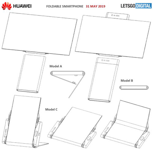 huawei smartphone pieghevole brevetto