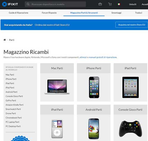 ifixit riparazione