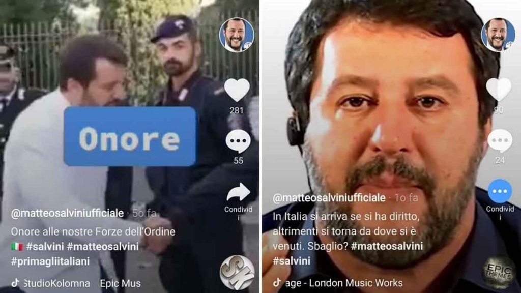 matteo salvini tiktok