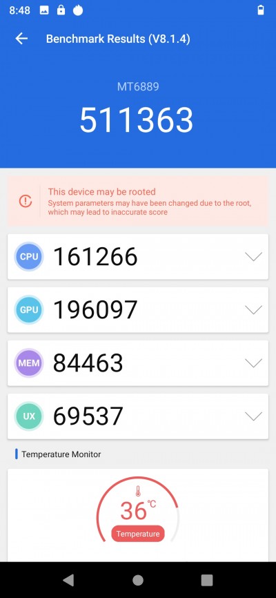 mediatek dimensity antutu benchmark