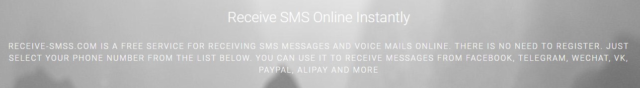 receive sms online