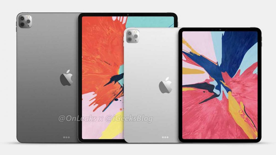 apple ipad pro 2020 render