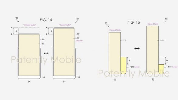 samsung brevetto smartphone estendibile