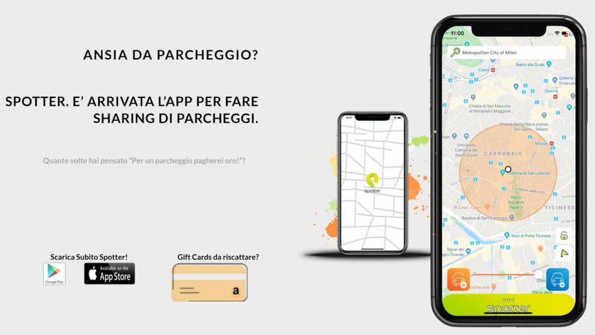 spotter app parcheggi