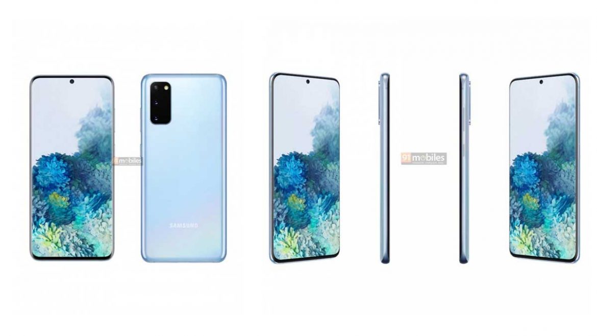 samsung galaxy s20 render
