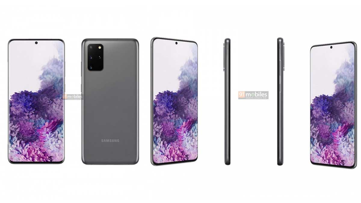 samsung galaxy s20+ render