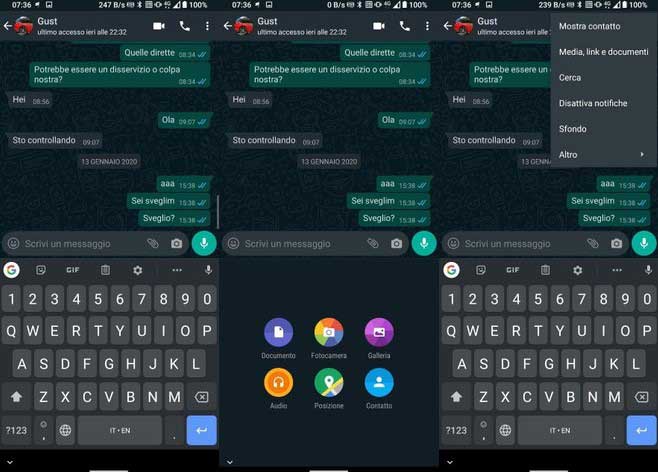 whatsapp dark mode