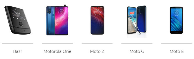 serie smartphone Moto