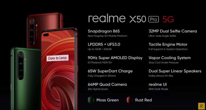 realme x50 pro 5g caratteristiche