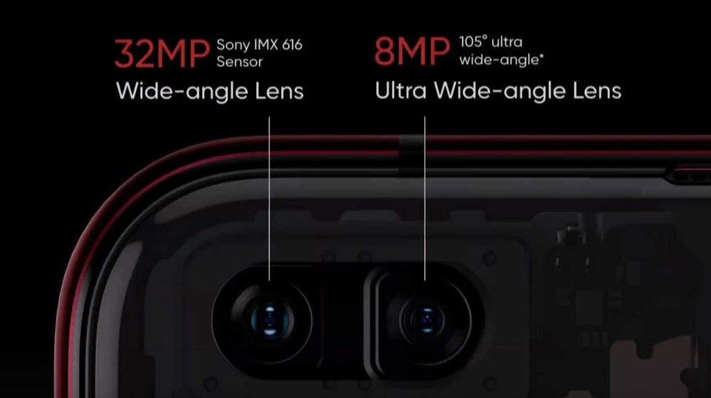 doppia fotocamera frontale realme x50 pro