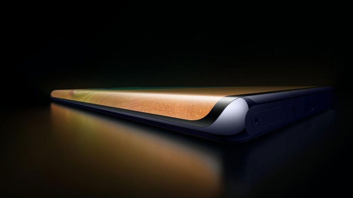 smartphone con schermo curvo