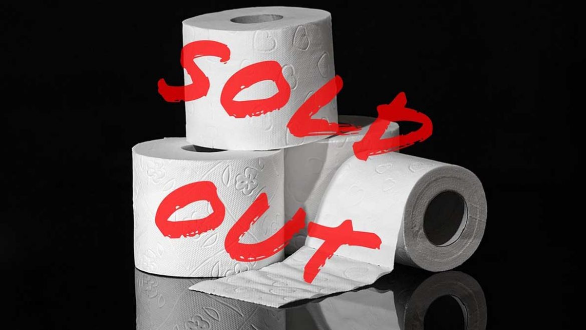 coronavirus carta igienica sold out