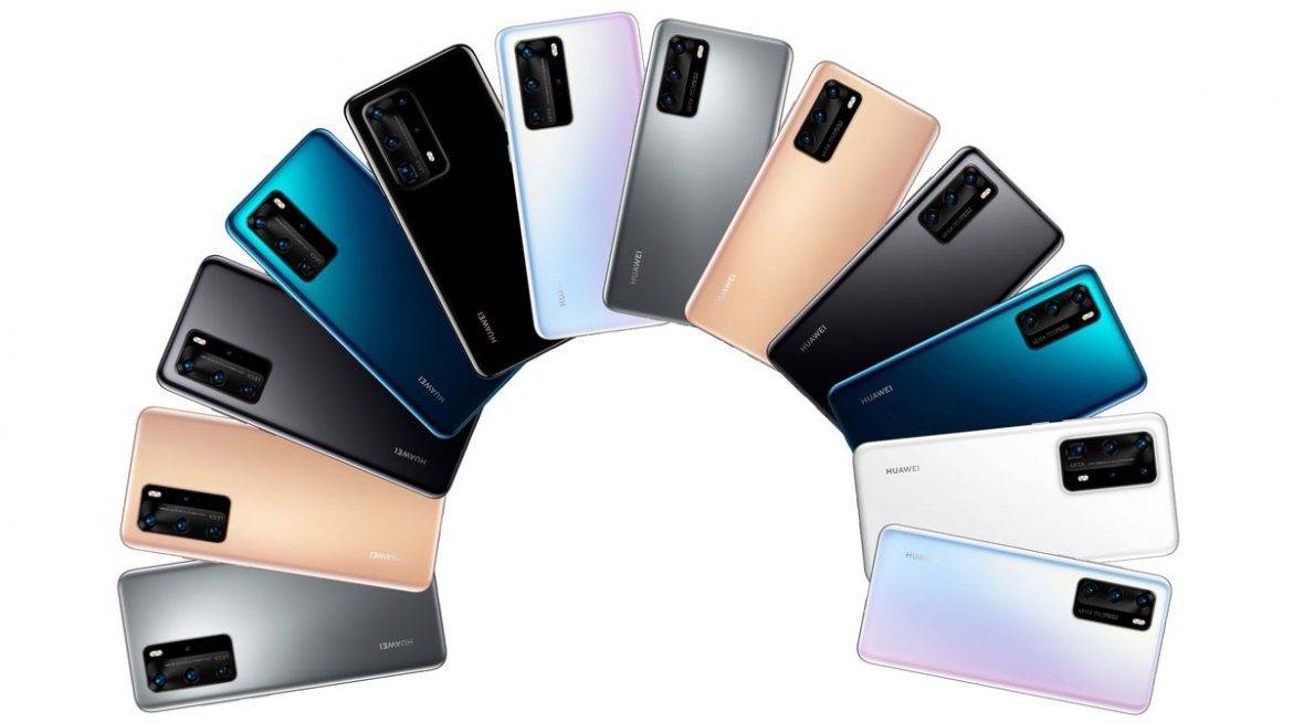 huawei p40 e p40 pro render