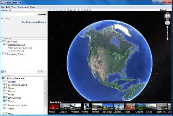 google earth salva map