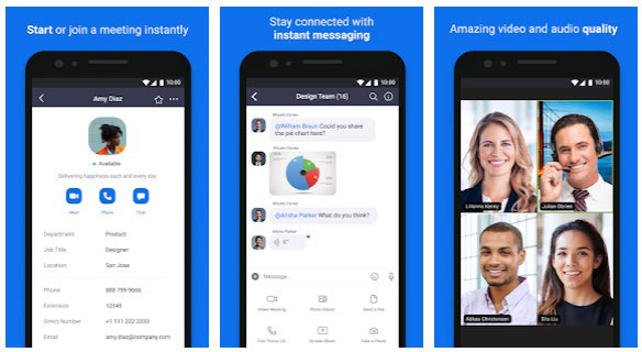 zoom app per videochiamate
