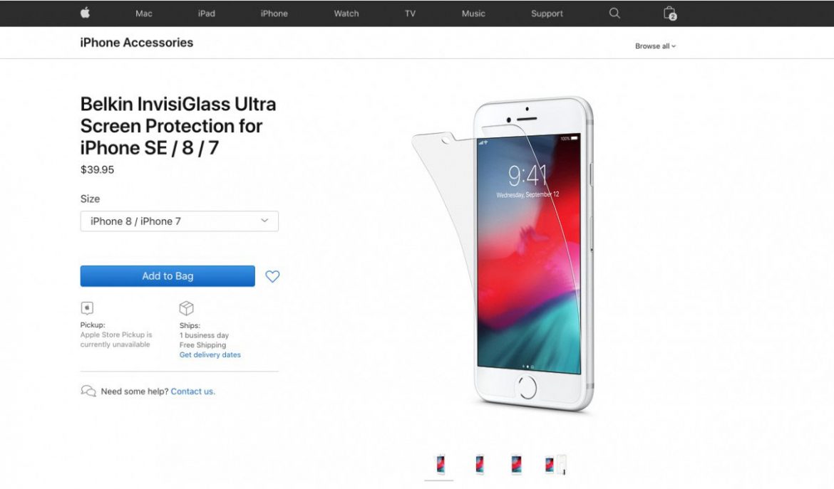 apple iphone se 2020 pellicola