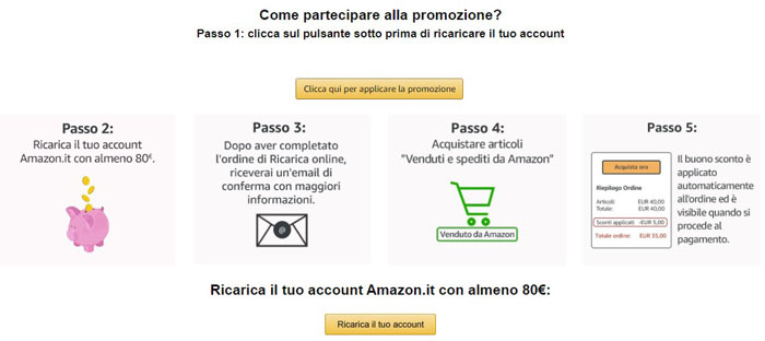 promozione ricarica