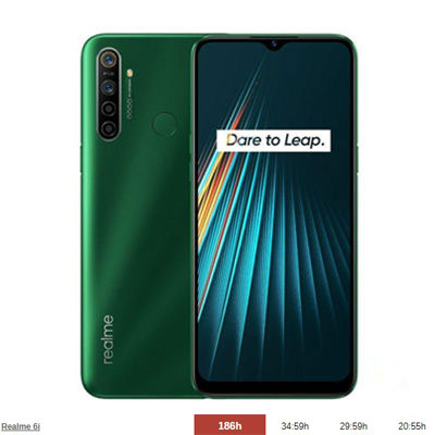 realme 6i autonomia batteria