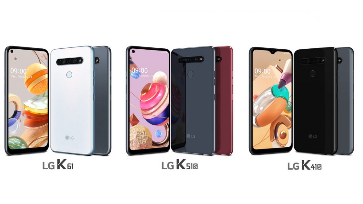 lg k61, k51s e k41s