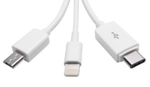 USB-C, Lightning e microUSB