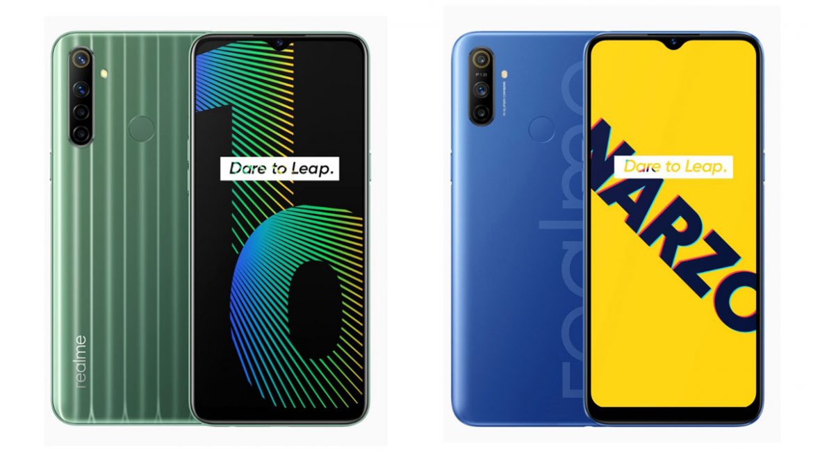 realme narzo 10 e 10a