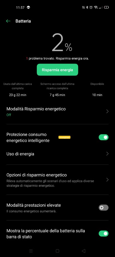 OPPO Find X2 Neo batteria