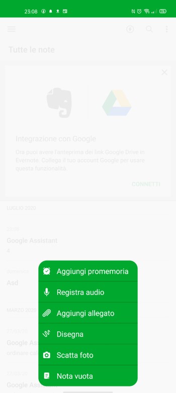 promemoria evernote