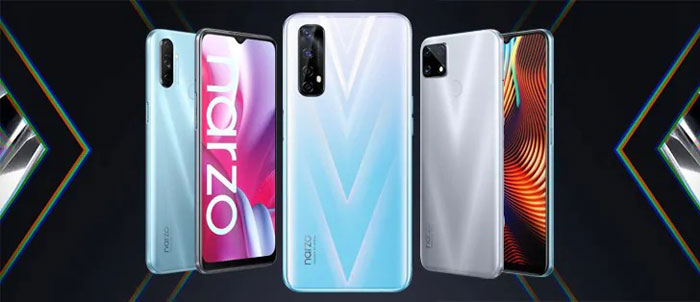 realme narzo 20, 20a e 20 pro