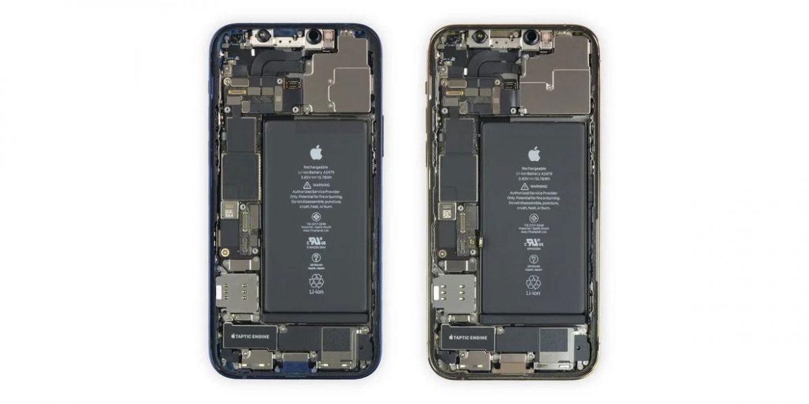 iphone 12 e 12 pro teardown