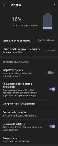 test batteria tcl 10 se