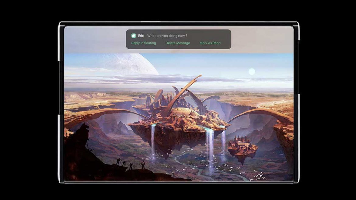 oppo smartphone display estendibile