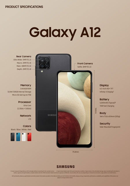 samsung galaxy a12