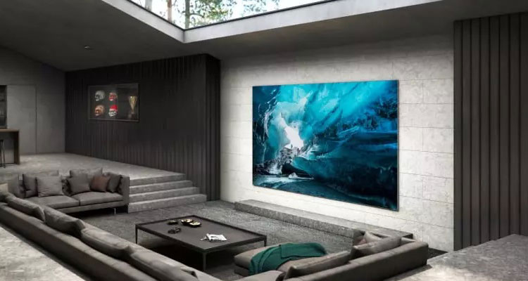 samsung tv microled the wall 110 pollici