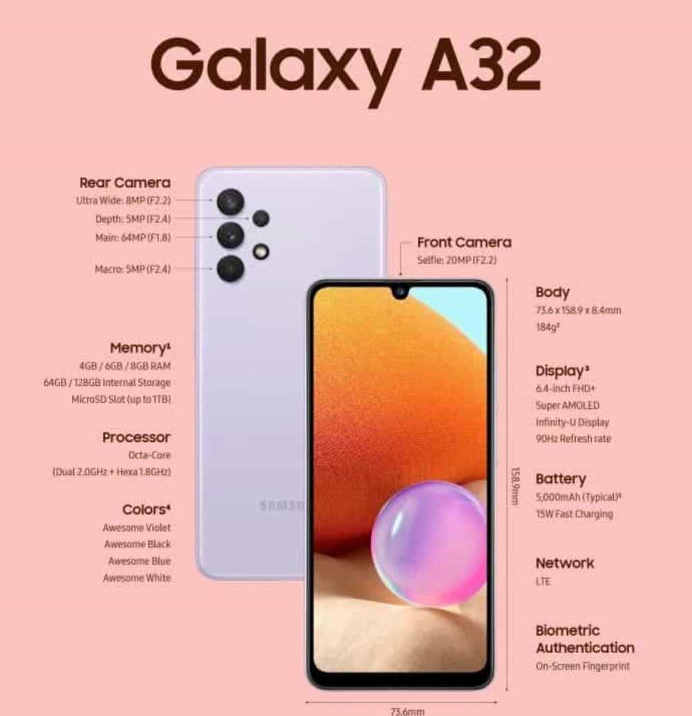 samsung galaxy A32 4G