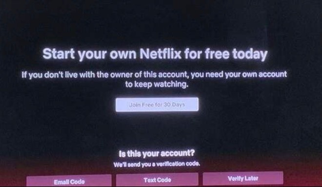 netflix limite condivisione account