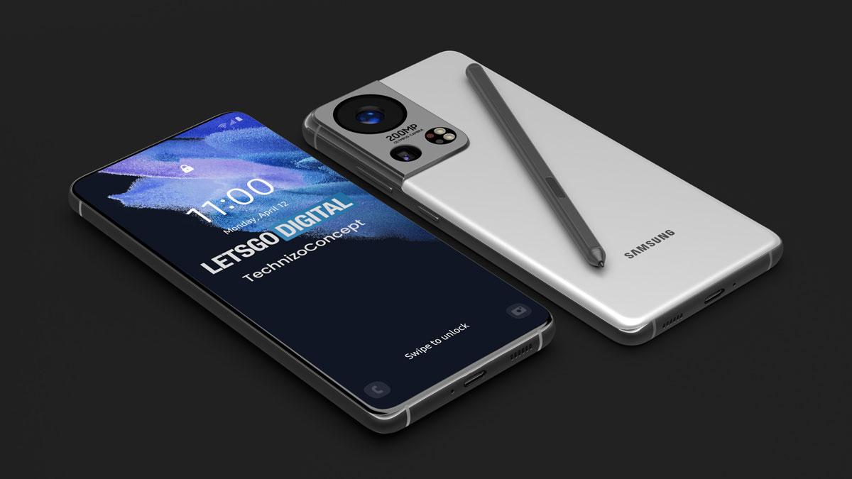 samsung galaxy s22 ultra concept render